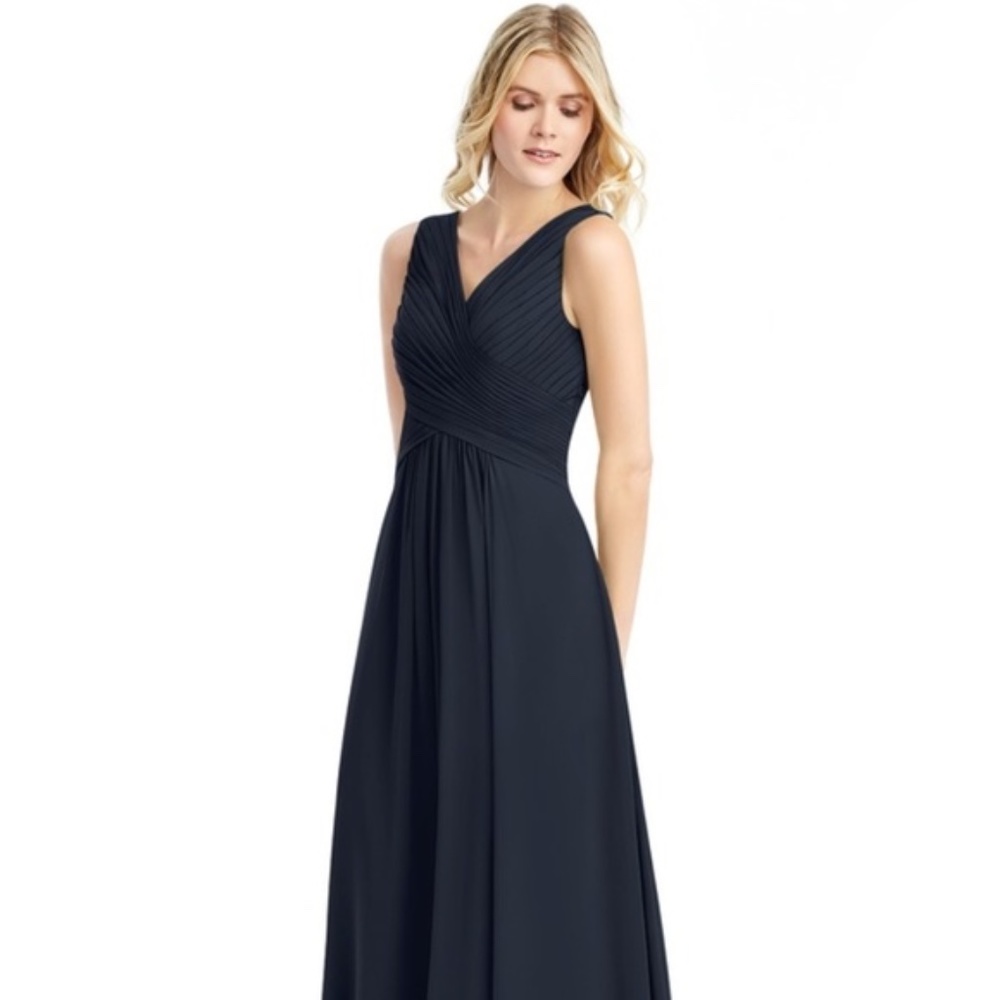 Azazie Navy Bridesmaid dress
